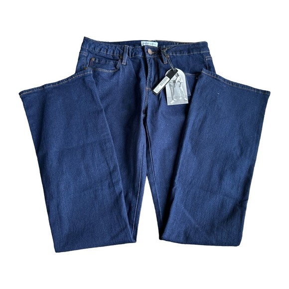 Kendall Kylie Jeans Kurvy Mid Rise Baby Boot Jean Size 9/10 Dark Wash - Picture 10 of 13